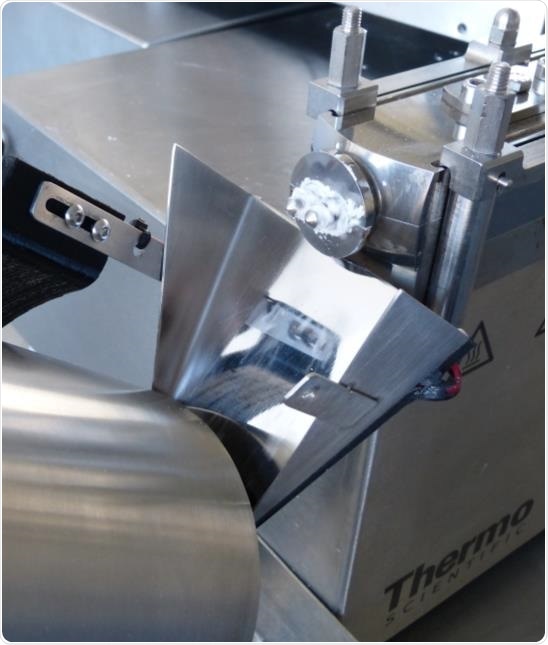 Eyecon2 Particle Analyser with Integration Device in-place on Pharma 11 Extruder in Granulation Mode (View 1)