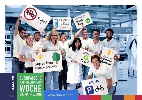 KNAUER has whole series of actions for Sustainability Week