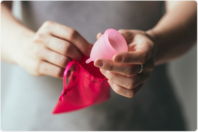 Menstrual cup. Image Credit: Yulia Grigoryeva / Shutterstock