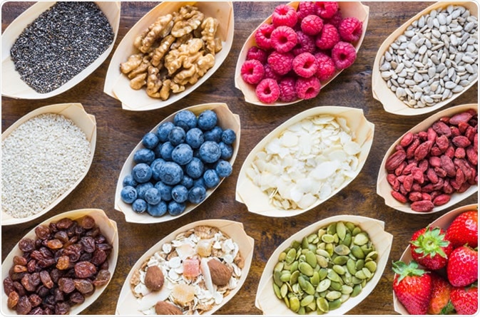 Fruits, berries, nuts - Image Credit: Leonoria / Shutterstock