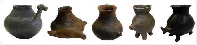 Feeding vessels of the late Bronze and early Iron Ages from Znojmo (Czech Republic), Harting (Bavaria, Germany), Franzhausen-Kokoron (Austria), Batina (Croatia) and Statzendorf (Austria), c. 1200-600 BC. Katharina Rebay-Salisbury, Author provided