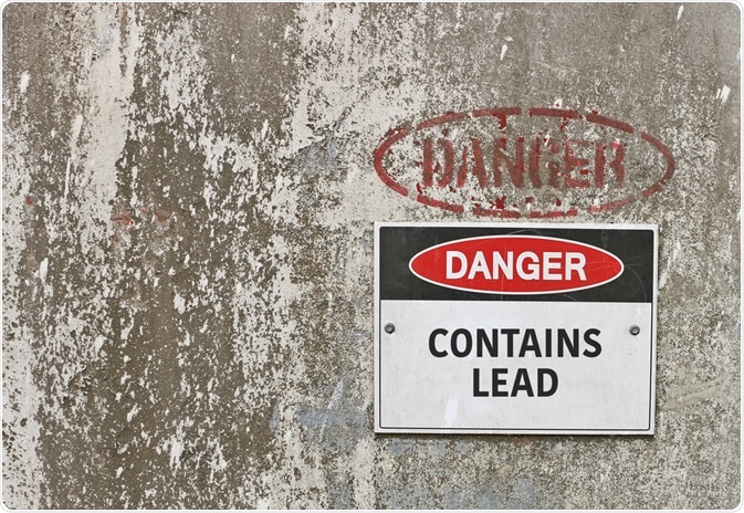 Lead warning sign