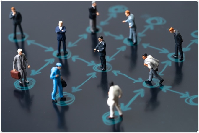 Social distancing. Image Credit: eamesBot / Shutterstock