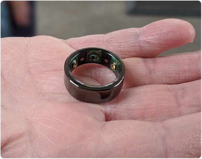 The Oura Ring tracker monitors an individual’s body temperature, breathing, heart rate and other vital signs.