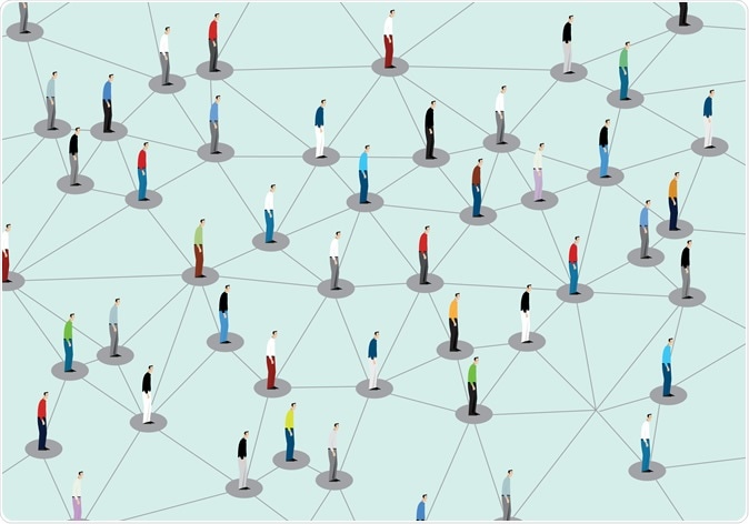 Contact tracing in the COVID-19 pandemic. Image Credit: Bob Boz / Shutterstock