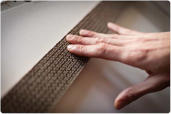 Hand feeling texture