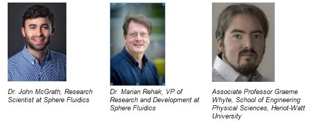 Sphere Fluidics and Heriot-Watt University collaborate to develop next generation droplet generator instrumentation
