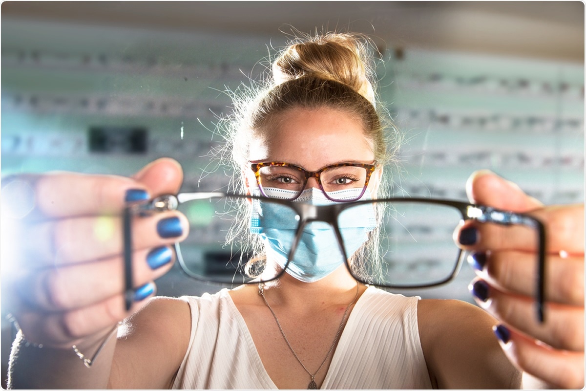 Report: Association of Daily Wear of Eyeglasses With Susceptibility to Coronavirus Disease 2019 Infection. Image Credit: Adrian Chinery / Shutterstock