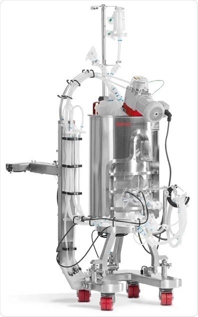 Thermo Scientific™ HyPerforma™ 50 L Single-Use Bioreactor (S.U.B.).