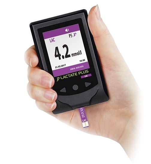 Lactate testing with the Lactate Plus Meter