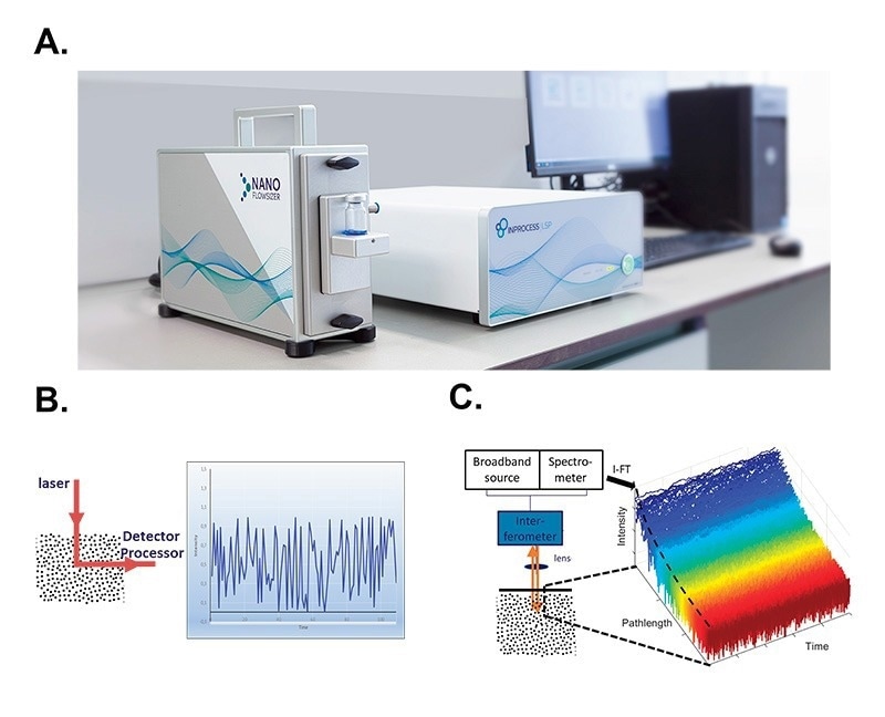 Spatially Resolved Dynamic Light Scattering (SR-DLS)