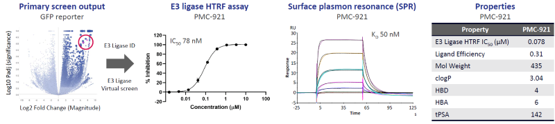 Discovery and optimisation of high affinity small molecule binders to a Cullin-RING E3 Ligase