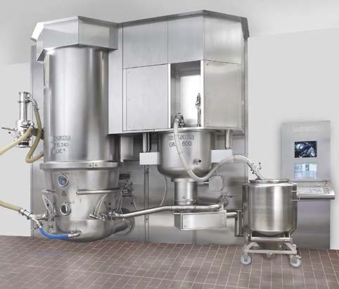 The compact unit with the BFS fluid bed system and the patented Bohle Uni Cone BUC® process sets new standards.