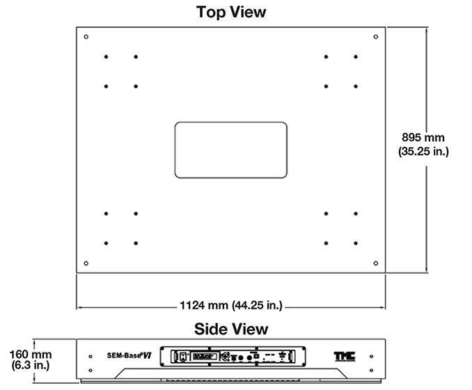 Piezoelectric vibration cancellation with the SEM-Base VI