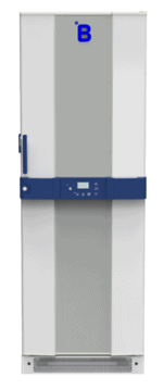 F290 medical-grade laboratory freezer with remote monitoring capabilities