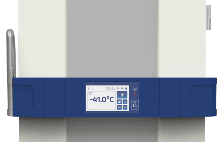 Plasma storage freezer F901 for blood storage at -32 °C