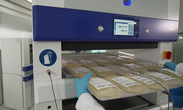 CSF101 – A contact shock freezer for fresh plasma freezing