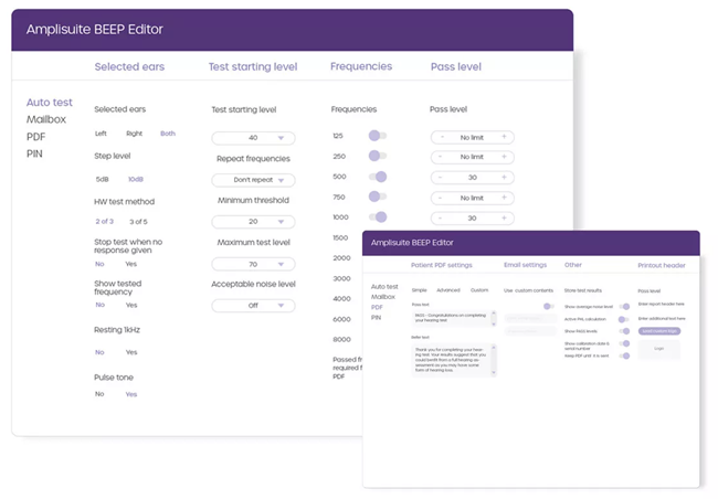 Amplivox BEEP lead generation & screening audiometry solution