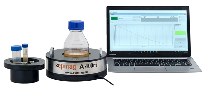 Small volumes of magnetic bead separation with Sepmag® A