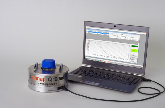 Large volumes separation process with sepmag® Q