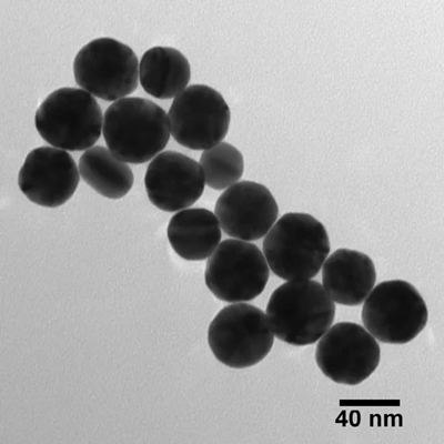 40 nm BioReady gold nanospheres for immunodiagnostics and nanomedicine