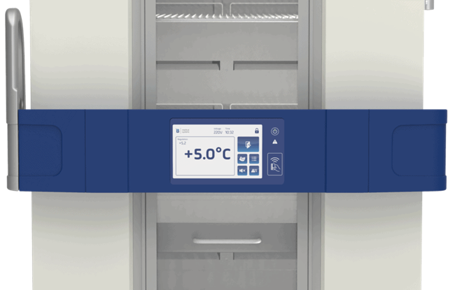 645 L refrigerator with uniform airflow and extended power backup