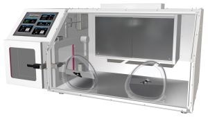 Shel Lab Bactron 300 glove box for anaerobic cell culture handling