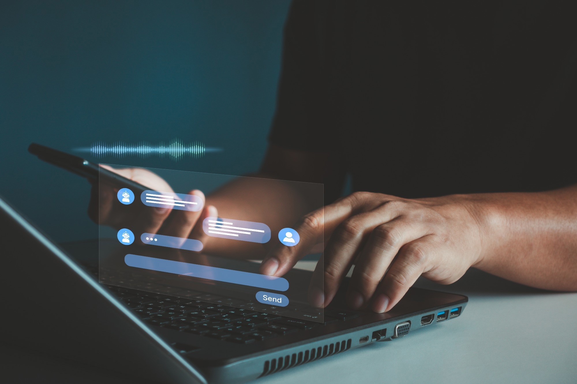 Research Letter: Perspectives on Artificial Intelligence–Generated Responses to Patient Messages. Image Credit: Munthita / Shutterstock